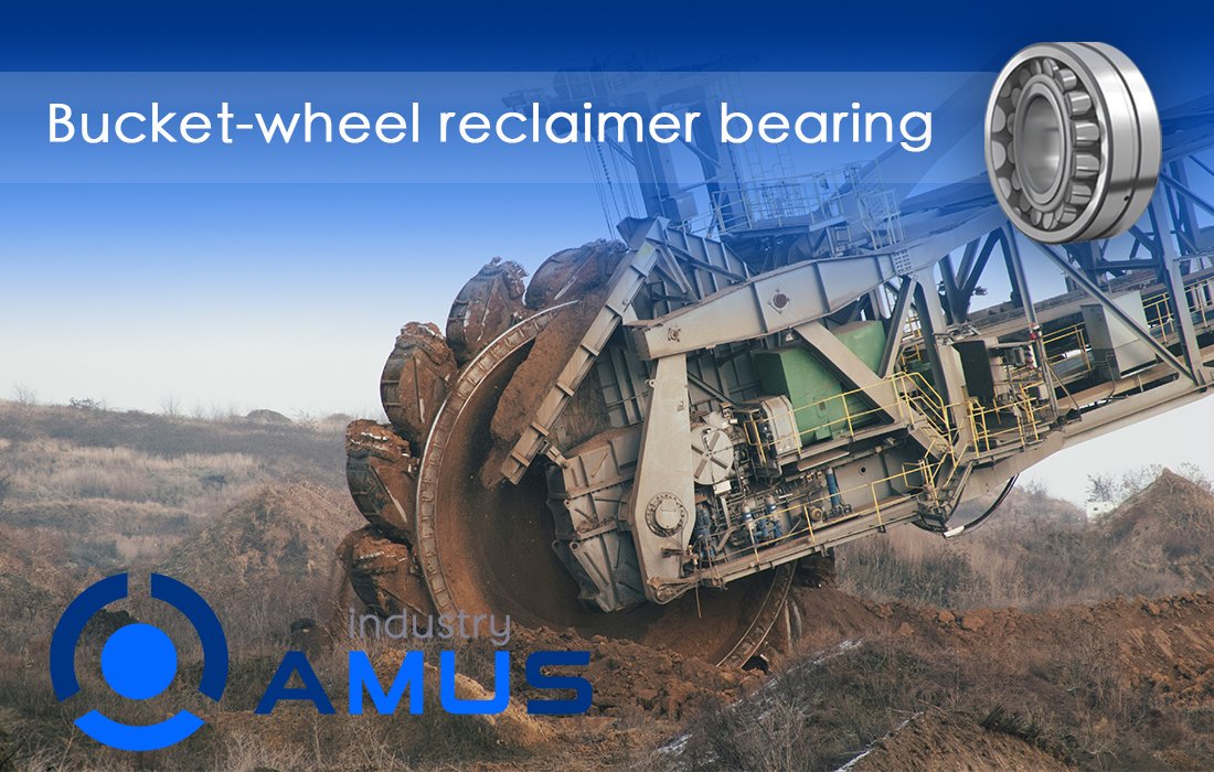 Bucket-wheel reclaimer bearings